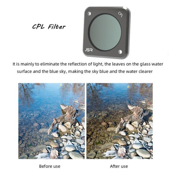 JUNESTAR Action Camera Filters For DJI Action 2, Style: ND32PL - Image 4