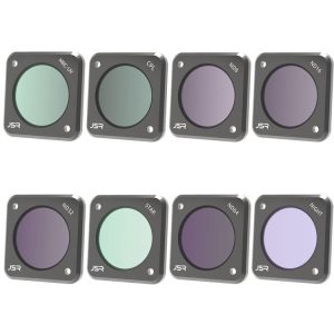 JUNESTAR Action Camera Filters For DJI Action 2, Style: CS-8in1