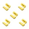 5 Pairs Car Mobile Phone Bracket Dashboard Navigation Paste Adjustable Bracket (Yellow)
