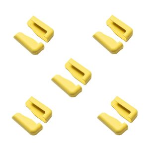 5 Pairs Car Mobile Phone Bracket Dashboard Navigation Paste Adjustable Bracket (Yellow)