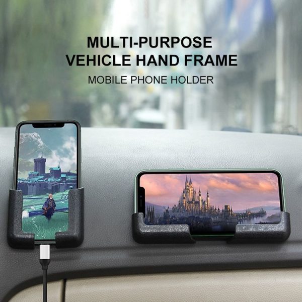 5 Pairs Car Mobile Phone Bracket Dashboard Navigation Paste Adjustable Bracket (Yellow) - Image 7