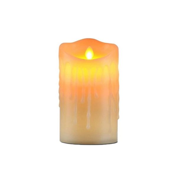 LED Electronic Candle Lights Halloween Christmas Decoration Props, Size: 7.5x12.5cm (Plastic Tears Candle Lights)