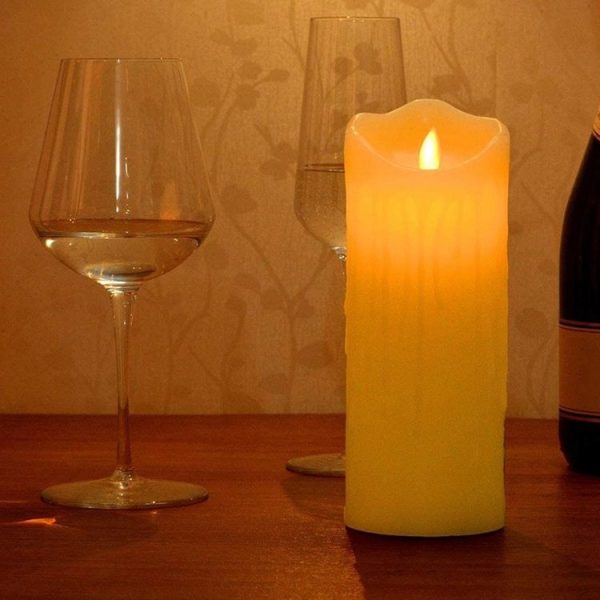 LED Electronic Candle Lights Halloween Christmas Decoration Props, Size: 7.5x12.5cm (Plastic Tears Candle Lights) - Image 5
