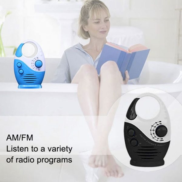 Sayin SY-950 Portable Waterproof Small Radio AM / FM Universal Band Elder Radio (Black) - Image 6