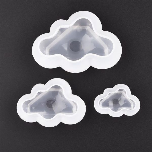 2 PCS Cloud DIY Mirror Silicone Mold, Specification: Small - Image 2