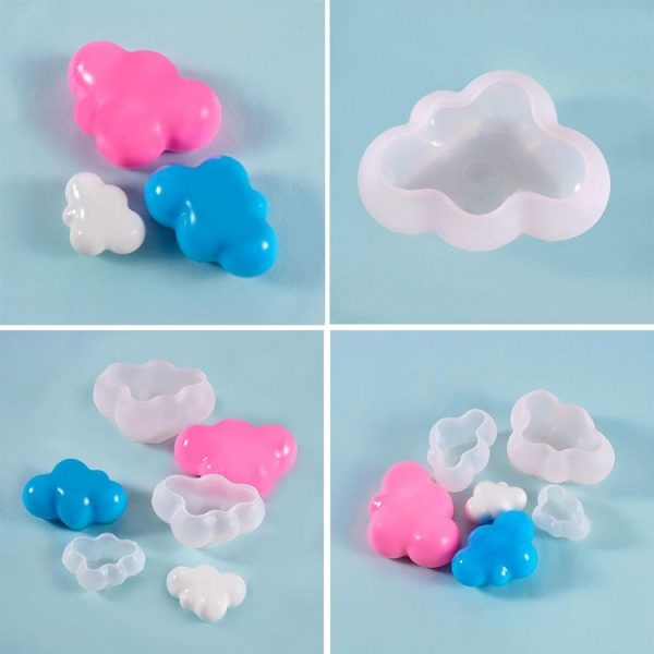2 PCS Cloud DIY Mirror Silicone Mold, Specification: Large - Image 5