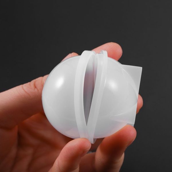 10 PCS 40mm Crystal Epoxy Ball Silicone Mould DIY Handmade Jewelry Sphere Making Mould - Image 5