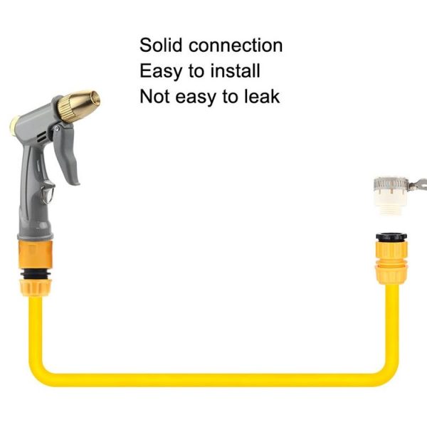 High Pressure Household Car Washer Telescopic Cleaning Spray, Style: H1 Short+3 Connectors - Image 5