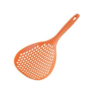 Home Kitchen Fish Dumplings Spicy Hot Big Colander (Orange)