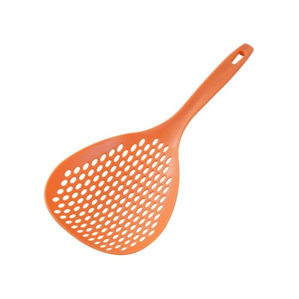 Home Kitchen Fish Dumplings Spicy Hot Big Colander (Orange)