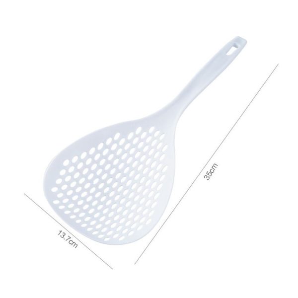Home Kitchen Fish Dumplings Spicy Hot Big Colander (Orange) - Image 3