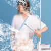 360 Degree Rotating Glass Wiper Household Mirror Window Brush, Specification: Blue (OPP Bag) - Image 6