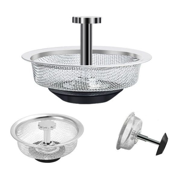 Anti-clogging Stainless Steel Filter For Kitchen Sink Sewer (Dense Net) - Image 2