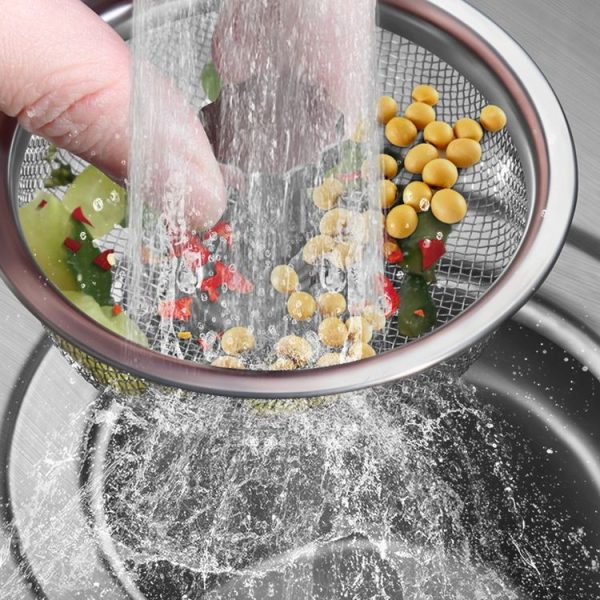 Anti-clogging Stainless Steel Filter For Kitchen Sink Sewer (Dense Net) - Image 6