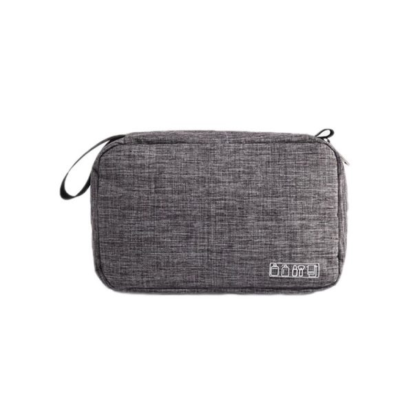 Portable Travel Waterproof Toiletries Storage Bag (Grey) - Image 2