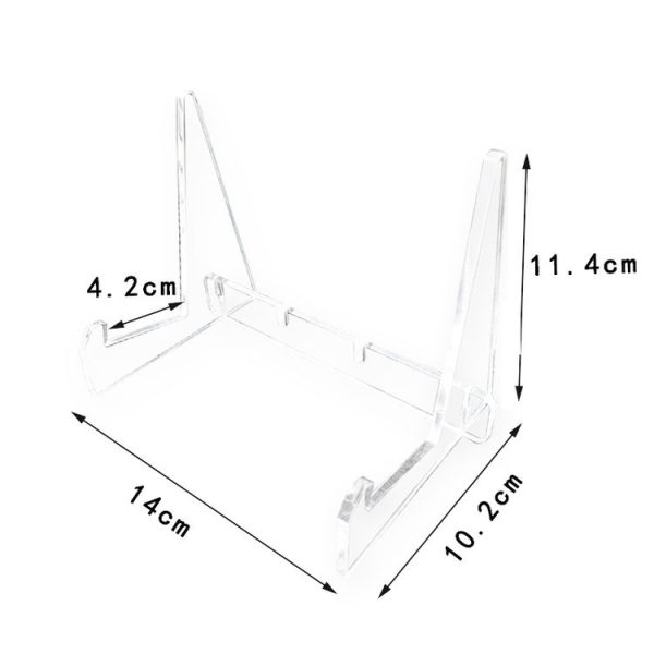 Acrylic Bookshelf Transparent Book Display Stand Magazine Picture Frame Stand - Image 2
