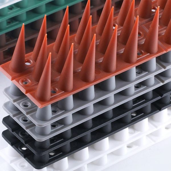 Plastic Bird Repellent Thorns Fence Anti-climb Nails (Black) - Image 2