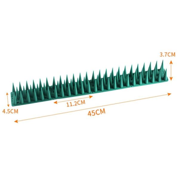 Plastic Bird Repellent Thorns Fence Anti-climb Nails (Black) - Image 3