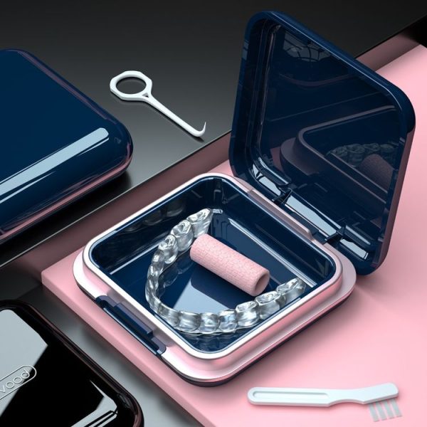 ABS Braces Storage Box Medicine Box (Cherry Blossom Red) - Image 7