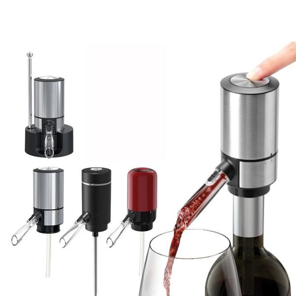 Electric Red Wine Decanter Dispenser, Style: Stainless Steel - Image 2