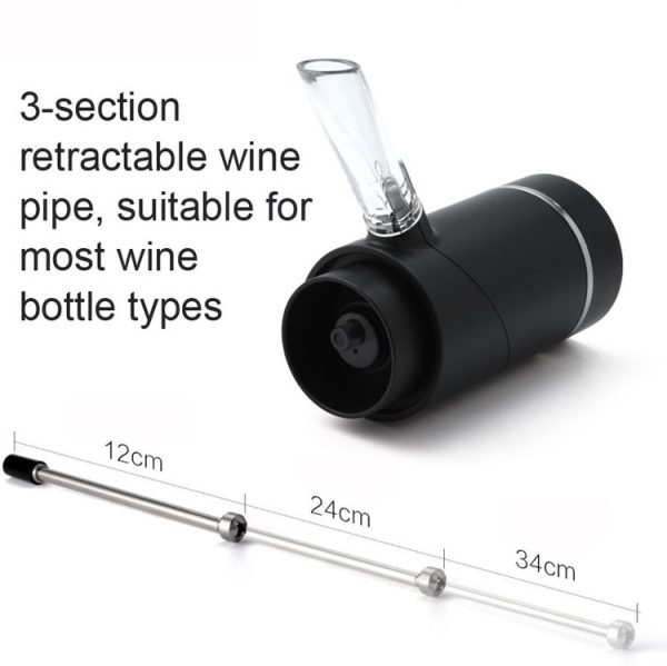 Electric Red Wine Decanter Dispenser, Style: Stainless Steel - Image 4