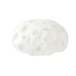 Waterproof Shower Hat Adult Women Bathing Hair Cover Anti-fume Hair Cover (Grey)