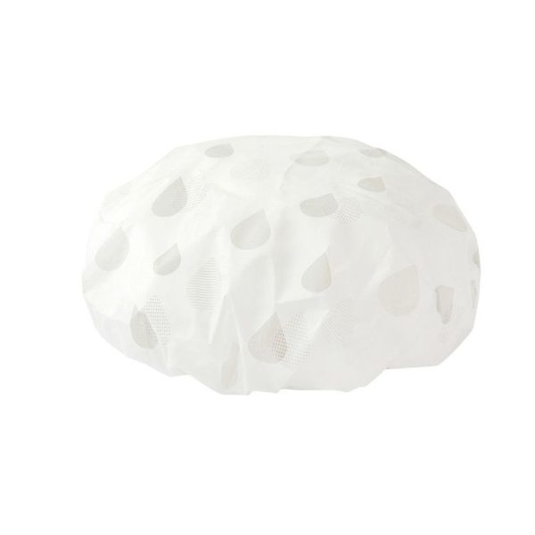 Waterproof Shower Hat Adult Women Bathing Hair Cover Anti-fume Hair Cover (Grey)