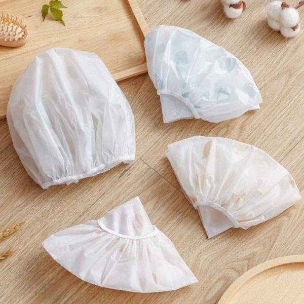 Waterproof Shower Hat Adult Women Bathing Hair Cover Anti-fume Hair Cover (Grey) - Image 6