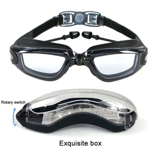 HAIZID HD Anti-fog Waterproof Myopia Swimming Goggles, Color: Myopia 300 Degrees - Image 6