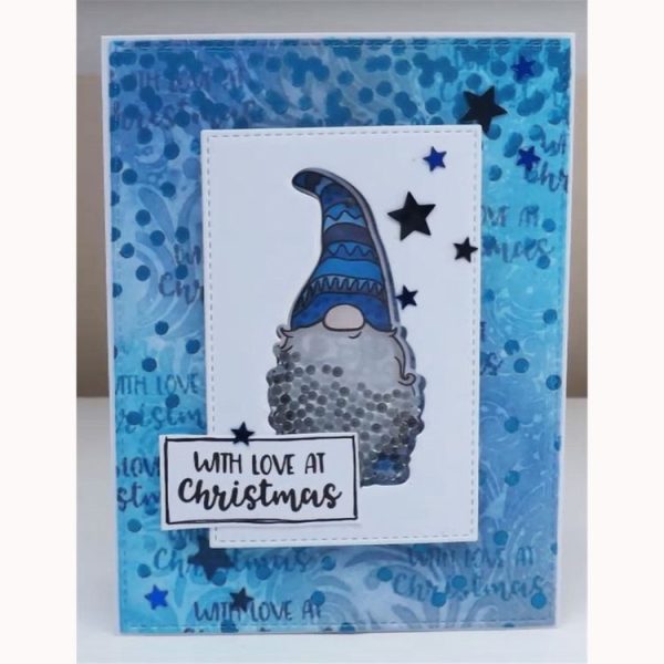 2 Sets DIY Handbook Scrapbook Finished Stamps Santa Claus Die, Style: Stamp - Image 4