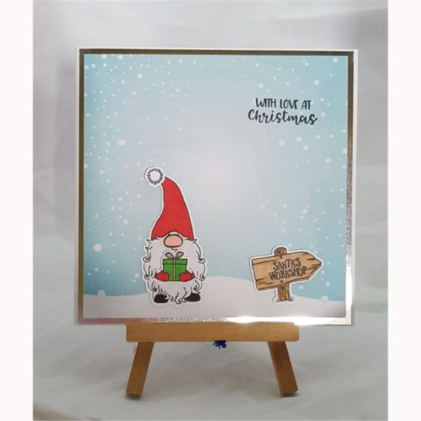 2 Sets DIY Handbook Scrapbook Finished Stamps Santa Claus Die, Style: Stamp - Image 5