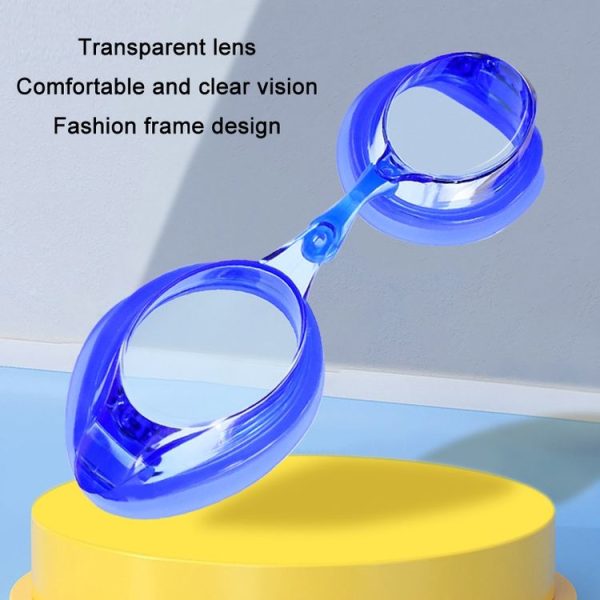 HAIZID Adult Competition Training Transparent Myopia Swimming Goggles, Color: 580AM Blue - Image 3