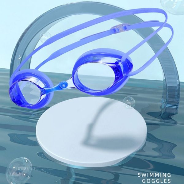 HAIZID Adult Competition Training Transparent Myopia Swimming Goggles, Color: 580AM Blue - Image 7