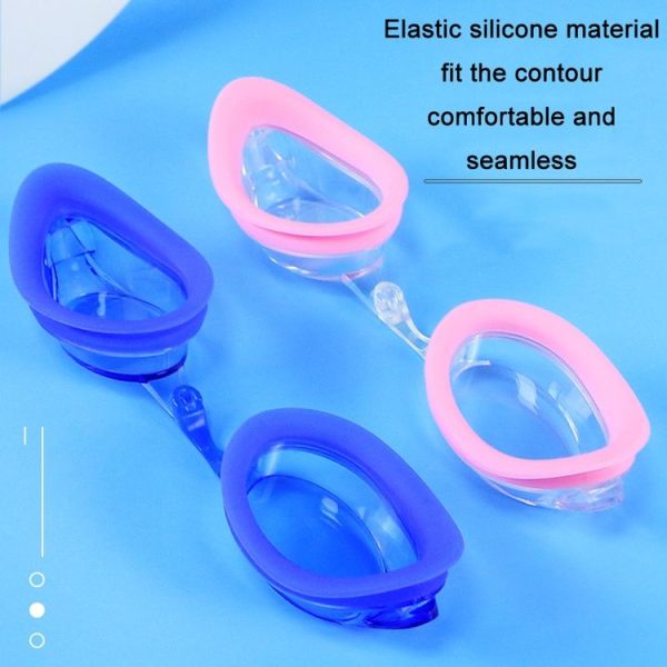 HAIZID Adult Competition Training Transparent Myopia Swimming Goggles, Color: 580 Gray 350 Degrees - Image 6
