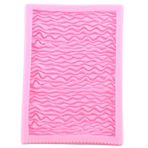 CC562 Food Grade Fondant Silicone Mold Pleated Skirt Cake Decorating Tool - Image 2