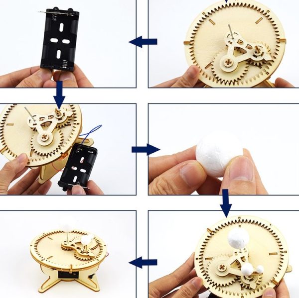 Science Toys Astronomy Sun Earth Moon Planet Experiment Educational Toy (Material Kit) - Image 6