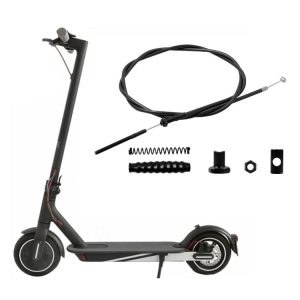 Electric Scooter Brake Cable Set for Ninebot MAX G30 (Black)