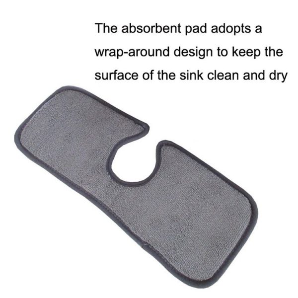Basin Drain Pad Absorbent Dry Cleaning Pad Fiber Towel Water Mat Color Random Delivery, Size: 46x15cm - Image 3