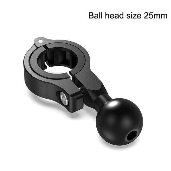 R3 Motorcycle Scooter Mobile Phone Bracket 1 Inch Ball Head Handlebar Fixed Base - Image 4