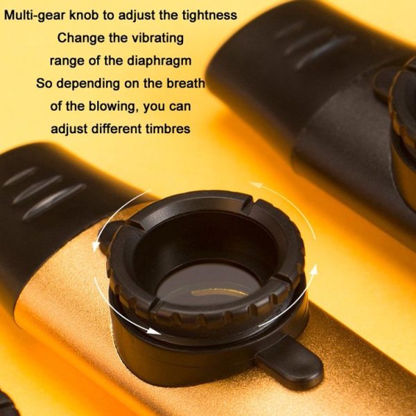 Metal Professional Playing Tunable Tone Kazoo (Red) - Image 4