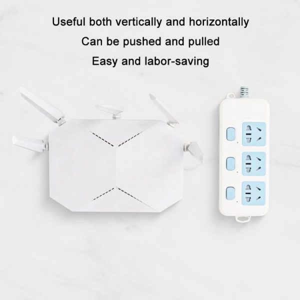 10pcs Traceless Wall Hanging Multifunction Plug-in Rack, Specification: Single - Image 4