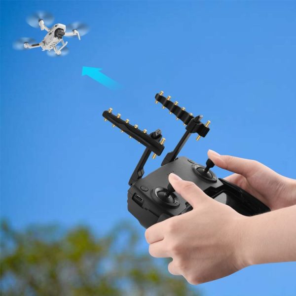 BRDRC Antenna Range Extender Signal Amplifier For DJI Mini SE / MAVIC 2 / Pro / Air (Black Copper) - Image 7