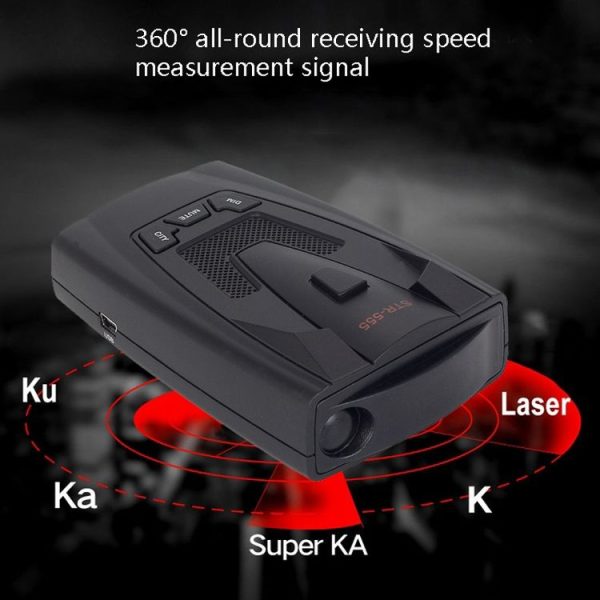 STR555 Electronic Dog Multi-language Voice Full-frequency Mobile Speed Early Warning Device - Image 6