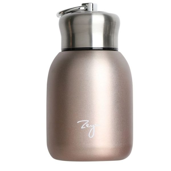 280ml 304 Stainless Steel Handle Vacuum Insulation Cup Big Belly Gift Cup (Rose Gold) - Image 7
