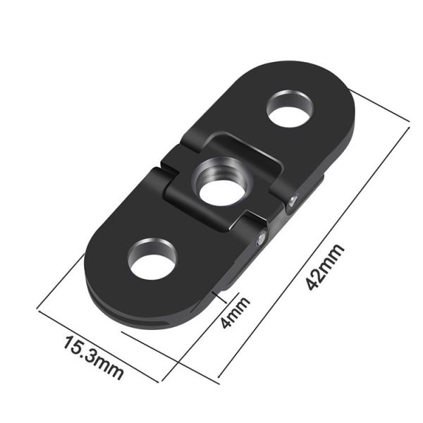 Metal Folding Magnetic Replacement Base for GoPro HERO10 Black / HERO9 Black / HERO8 Black / MAX - Image 2