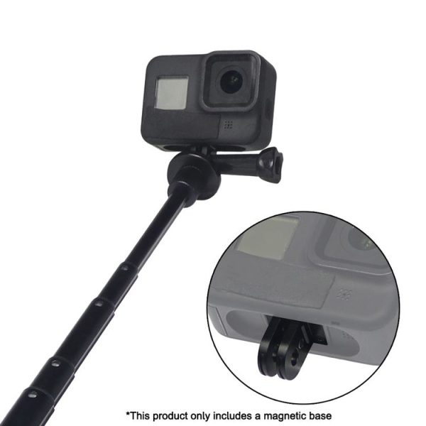 Metal Folding Magnetic Replacement Base for GoPro HERO10 Black / HERO9 Black / HERO8 Black / MAX - Image 4
