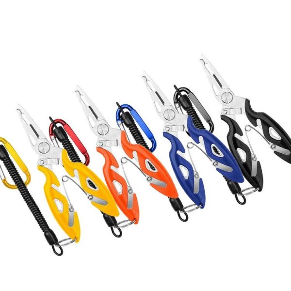 Lure Fishing Pliers Hook Picker Lure Pliers + Anti-lost Rope (Orange) - Image 2