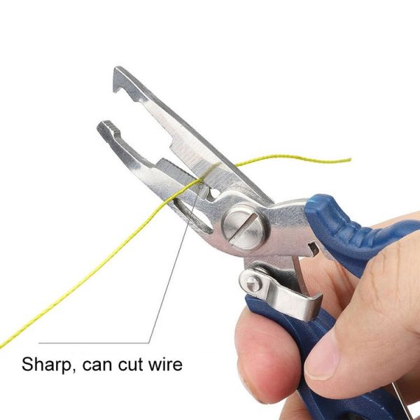 Lure Fishing Pliers Hook Picker Lure Pliers + Anti-lost Rope (Orange) - Image 4
