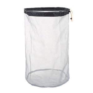 LUCKSTONE WSD2005020 Lightweight Mesh Organizing Storage Bag, Size: XXL (Gray Black)
