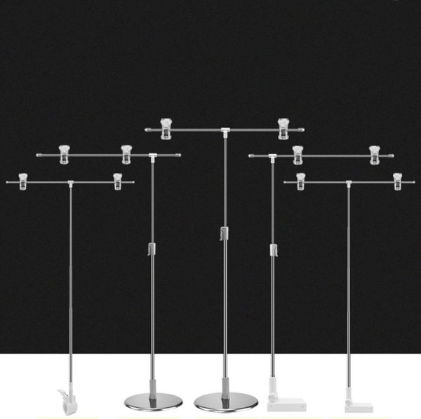 Photography Backdrop Stand Camera Photo Background Props, Style: T-type 4-section 95cm - Image 5